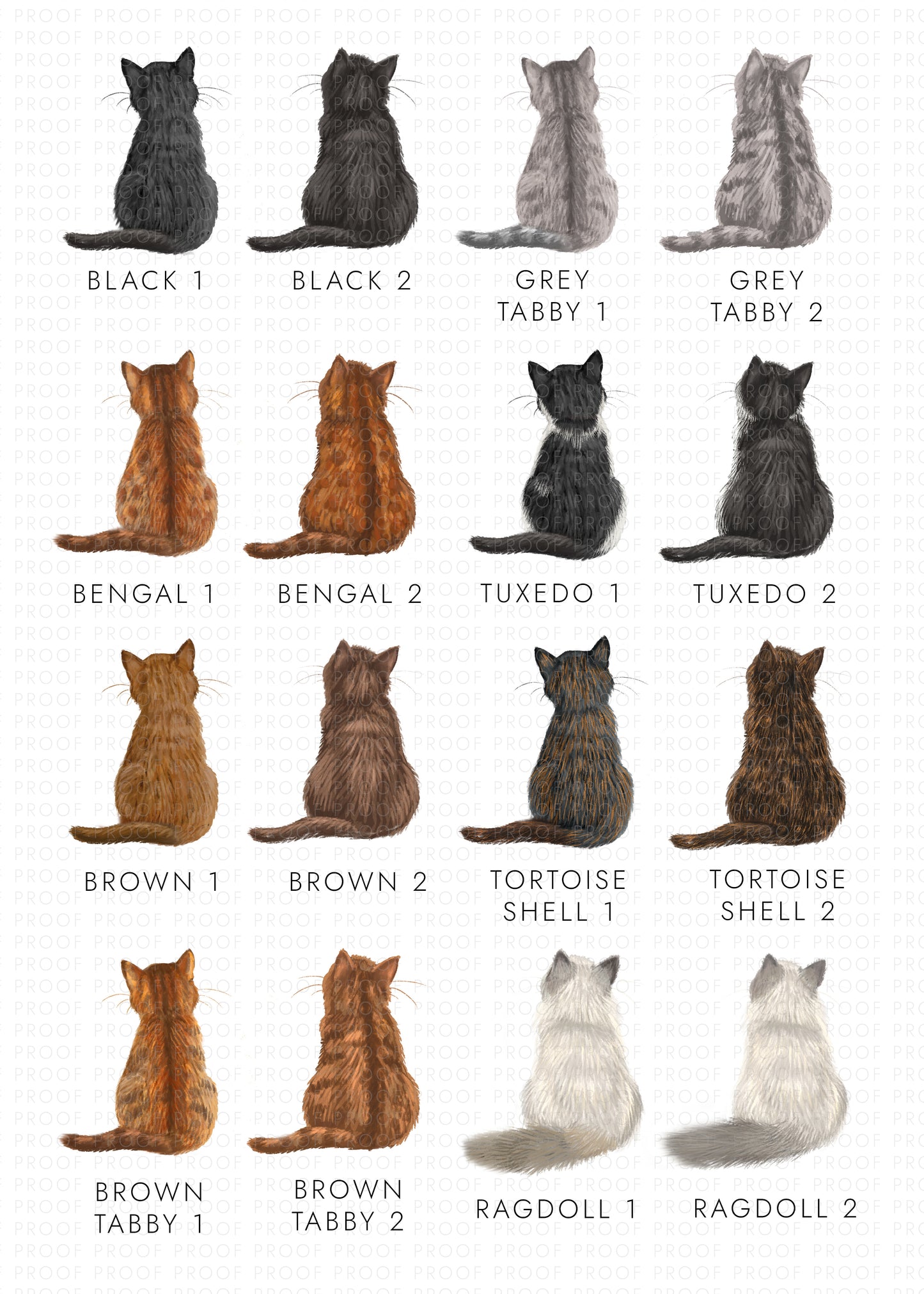 Personalised Cat Thank You Card