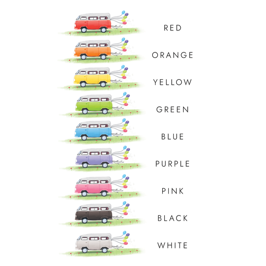 Personalised Camper Van Wedding Card
