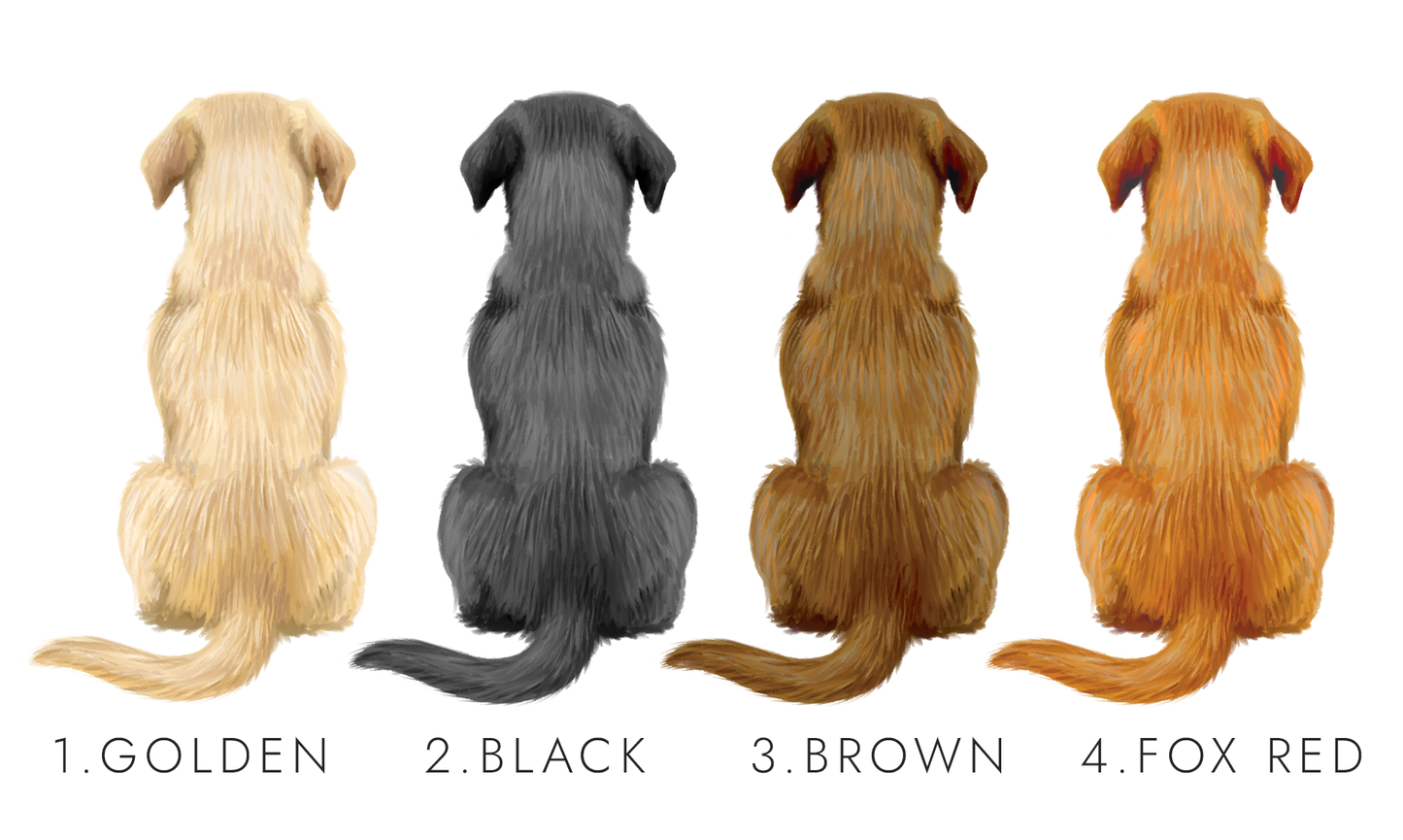 Personalised Labrador Anniversary Card