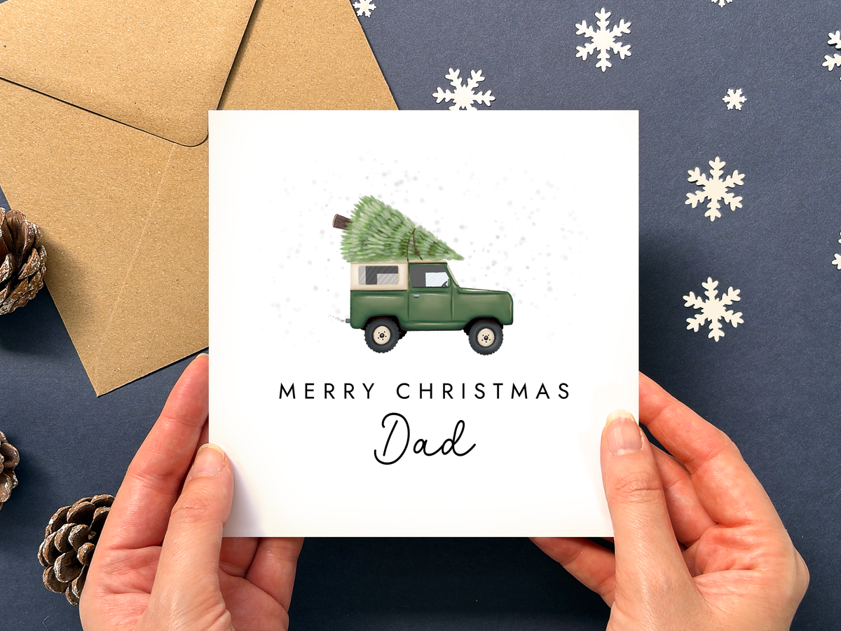 Personalised Dad Christmas Card