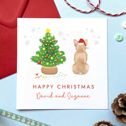 Personalised French Bulldog Christmas Card