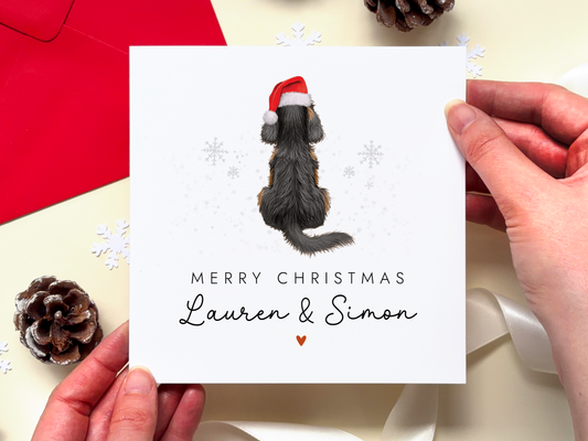 Personalised King Charles Spaniel Christmas Card