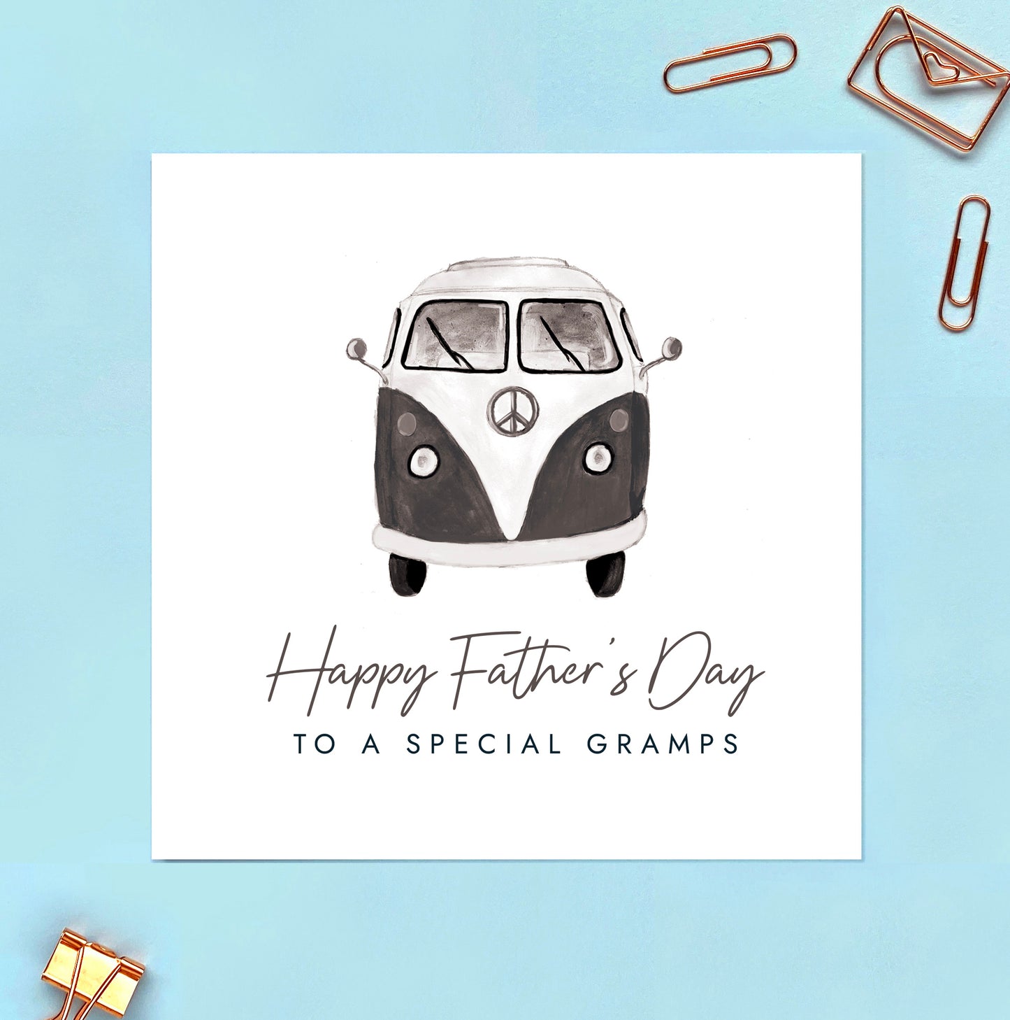 Camper Van Fathers Day Card