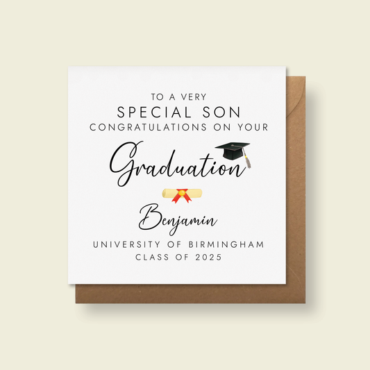 Personalised Graduation Card - Any Relation
