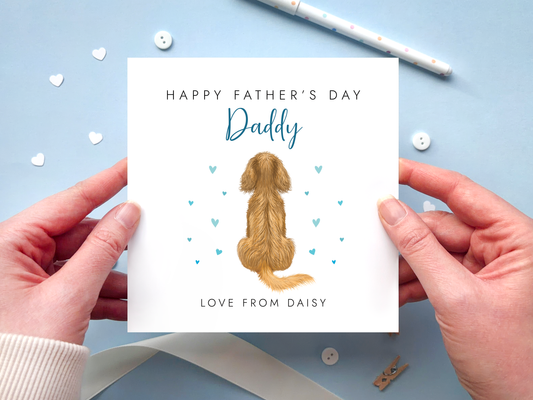 Personalised Any Breed Pets Father's Day Card - Father's Day Card from Dog