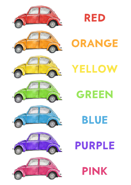 Personalised Classic Car Birthday Card