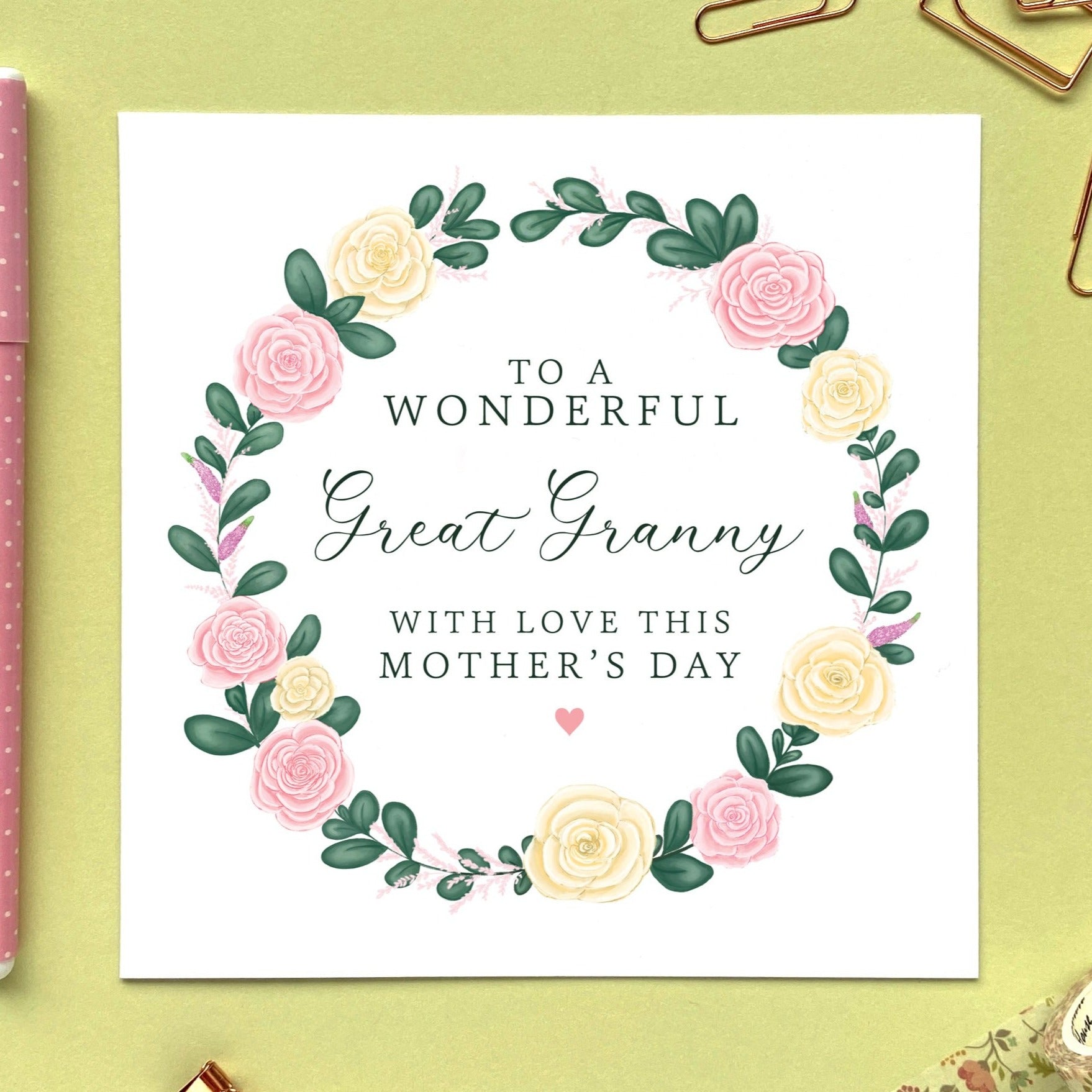 Happy mothers day great grandma best sale