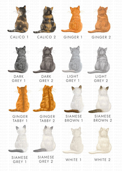 Personalised Cat Thank You Card