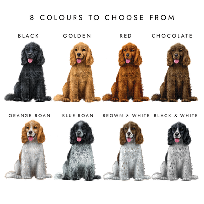 Personalised Spaniel Christmas Card