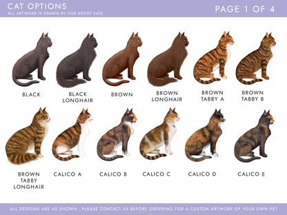 Personalised Cats Anniversary Card for Partner