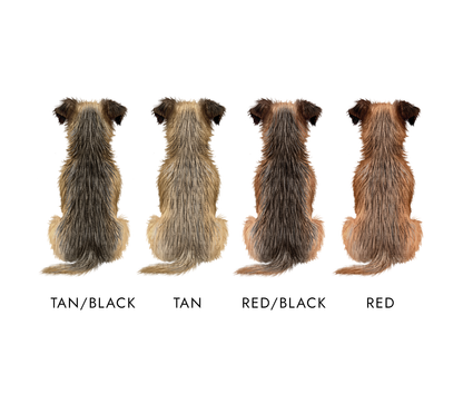 Personalised Border Terrier Dog Christmas Card