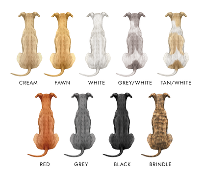 Personalised Greyhound Christmas Card