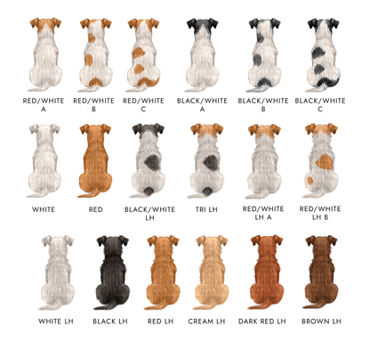 Personalised Jack Russell Dog Christmas Card