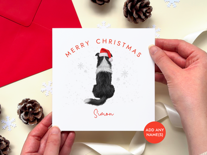 Personalised Dog Christmas Card