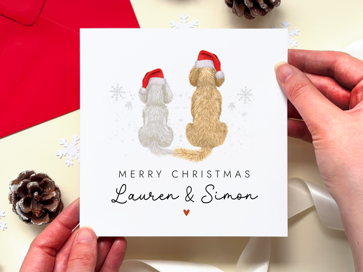 Personalised Dog Christmas Card