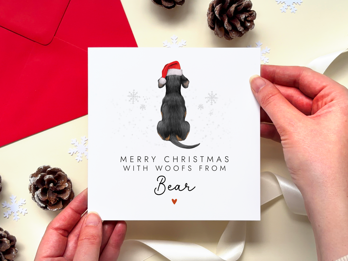 Personalised Christmas Card from Dogs