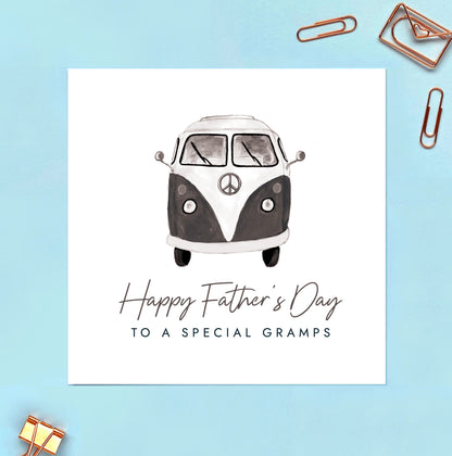 Camper Van Fathers Day Card