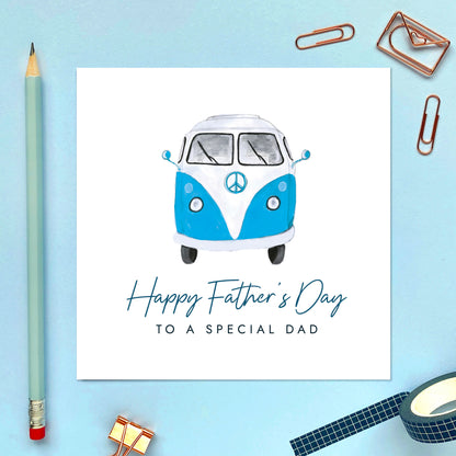 Camper Van Fathers Day Card