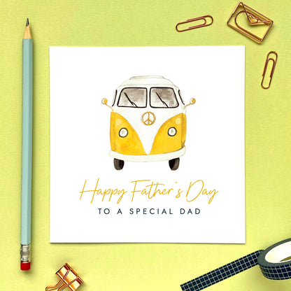 Camper Van Fathers Day Card