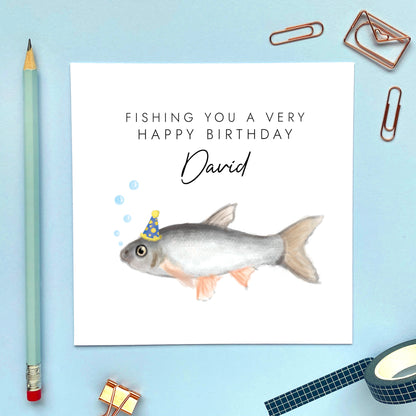 Personalised Fish Birthday Card