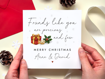 Personalised Christmas Card for Friend