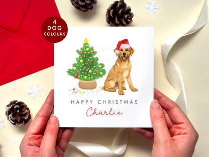 Personalised Labrador Christmas Card