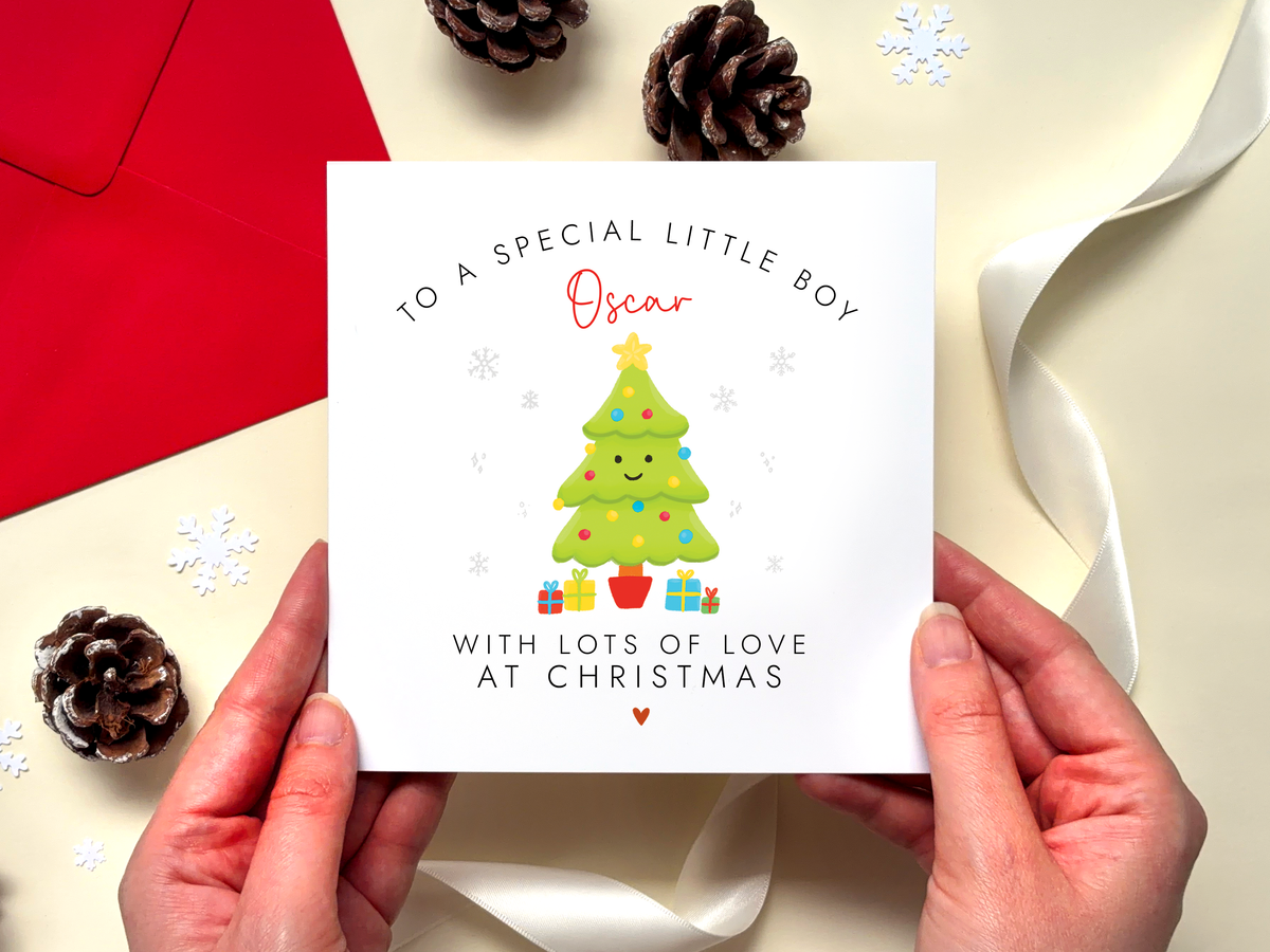 Personalised Christmas Card for Children