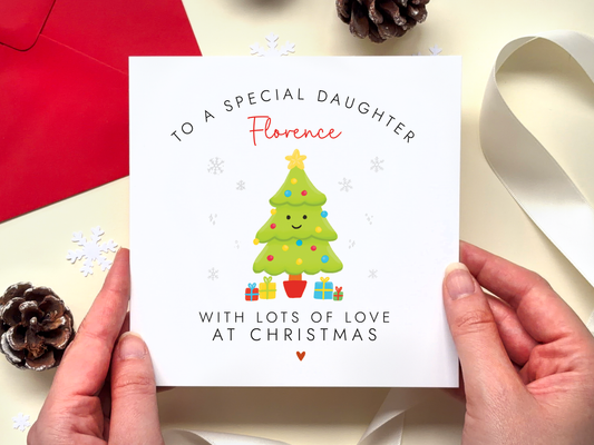 Personalised Christmas Card for Children