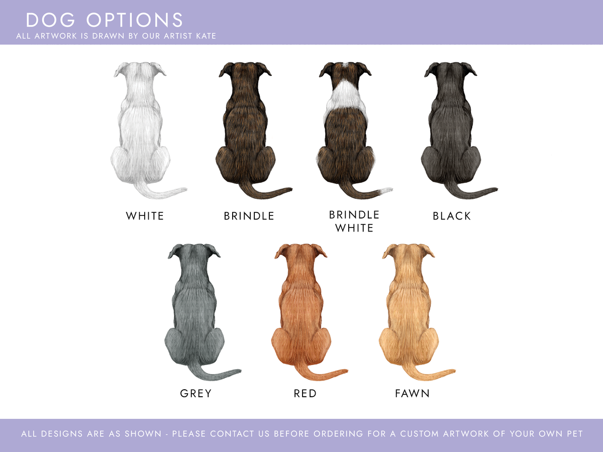 Personalised Staffy Christmas Card