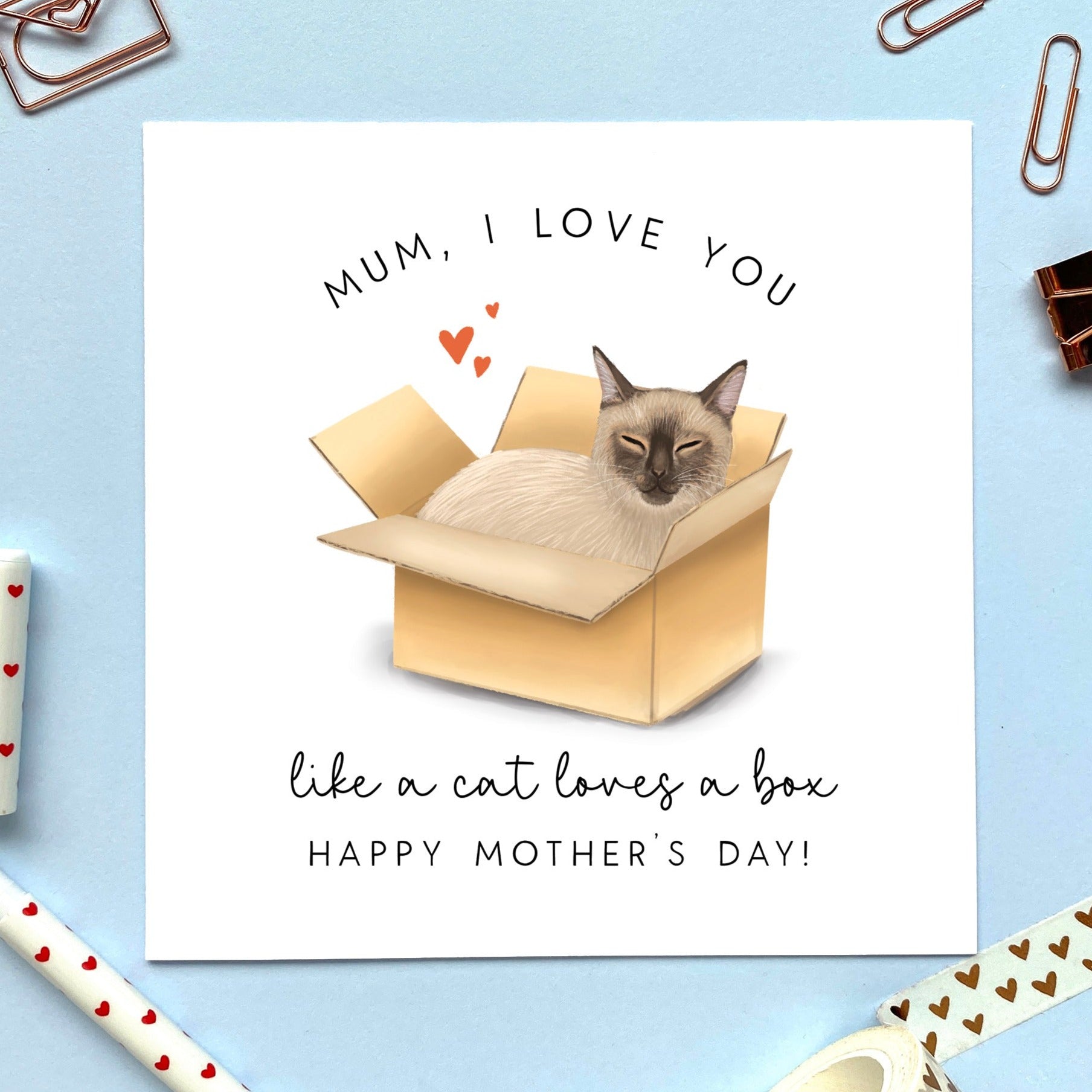 Printable Mothers Day Cards With Cats