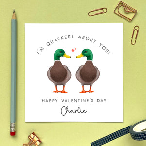 Cheesy Valentine's Day Card For Couples - Cute Valentine's Card For Bo