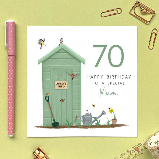 personalised garden birthday card for her mum mom mam grandma granny gran nan nana nanny auntie sister in law daughter 30th 40th 50th 60th 70th 80th 90th wife